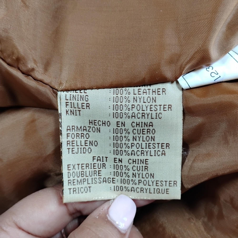 G-III Leather Fashions Mens Medium Tan Suede Bomber Flight Jacket - Picture 4 of 12